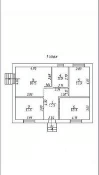 Дом 75м², 1-этажный, участок 3 сот.