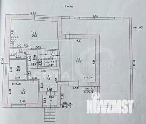 Дом 165м², 2-этажный, участок 7 сот.