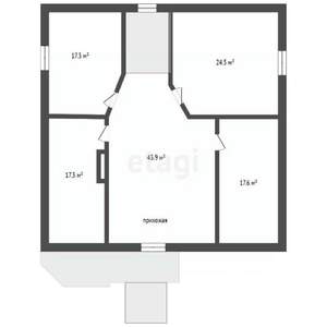 Дом 242м², 2-этажный, участок 8 сот.