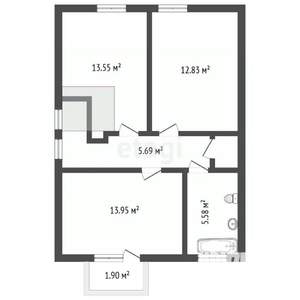 Таунхаус 205м², 2-этажный, участок 3 сот.