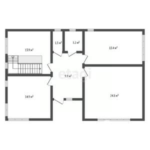 Дом 147м², 2-этажный, участок 5 сот.  