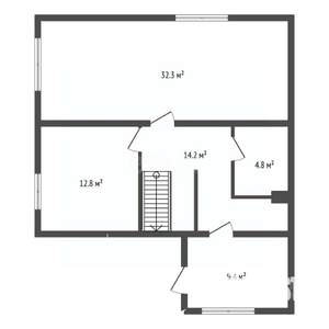 Таунхаус 134м², 2-этажный, участок 3 сот.  