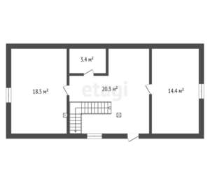 Дом 174м², 2-этажный, участок 3 сот.  