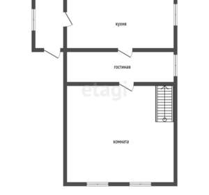 Дом 50м², 2-этажный, участок 3 сот.  