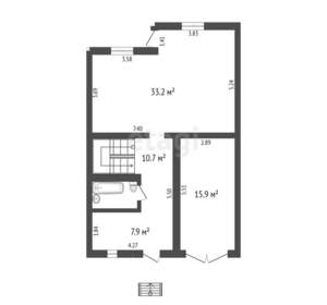 Дом 220м², 2-этажный, участок 4 сот.  