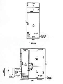 Дача 50м², 2-этажный, участок 6 сот.  