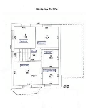 Дом 275м², 3-этажный, участок 10 сот.  