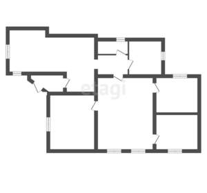 Дом 120м², 1-этажный, участок 4 сот.  