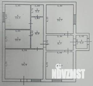 Дом 111м², 1-этажный, участок 6 сот.  