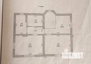 Коттедж 168м², 2-этажный, участок 15 сот.  