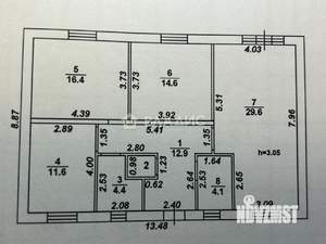 Дом 94м², 2-этажный, участок 4 сот.  