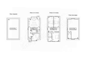 Таунхаус 270м², 2-этажный, участок 2 сот.  