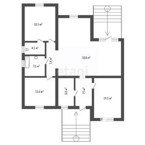 Дом 160м², 1-этажный, участок 10 сот.  
