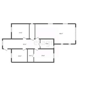 Дом 150м², 1-этажный, участок 10 сот.  