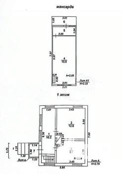 Дача 50м², 2-этажный, участок 6 сот.  