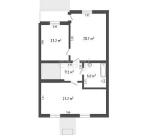 Дом 220м², 2-этажный, участок 4 сот.  