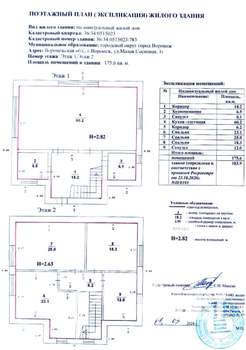 Дом 184м², 2-этажный, участок 7 сот.  