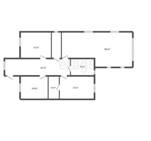 Дом 150м², 1-этажный, участок 10 сот.  