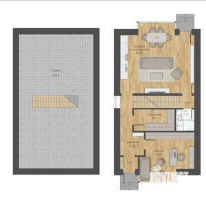 Таунхаус 215м², 2-этажный, участок 2 сот.  