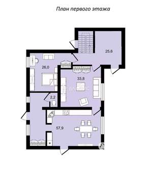 Дом 296м², 2-этажный, участок 10 сот.  