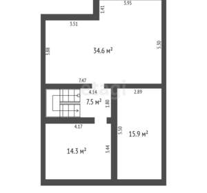Дом 220м², 2-этажный, участок 4 сот.  