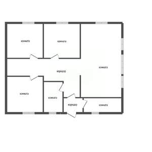 Дом 45м², 1-этажный, участок 8 сот.  