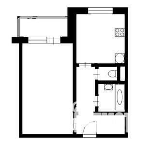 1-к квартира, на длительный срок, 38м2, 2/10 этаж