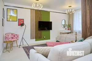 1-к квартира, посуточно, 44м2, 1/1 этаж