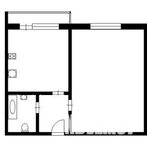 1-к квартира, на длительный срок, 33м2, 1/11 этаж