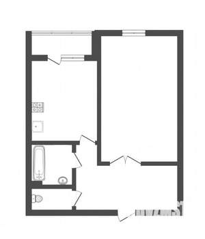 1-к квартира, на длительный срок, 51м2, 22/25 этаж