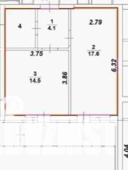 1-к квартира, на длительный срок, 40м2, 12/27 этаж