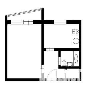 1-к квартира, на длительный срок, 38м2, 6/9 этаж