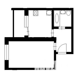 1-к квартира, на длительный срок, 33м2, 3/9 этаж