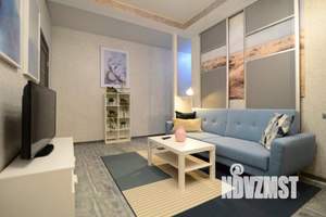 1-к квартира, посуточно, 45м2, 1/1 этаж