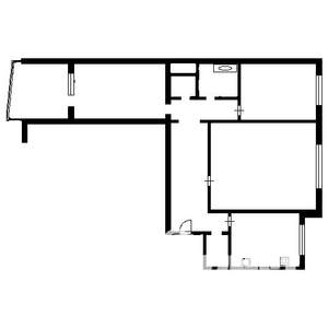 3-к квартира, на длительный срок, 64м2, 2/9 этаж