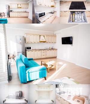 1-к квартира, посуточно, 45м2, 1/1 этаж