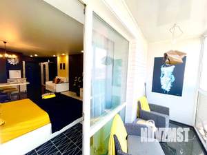 Студия квартира, посуточно, 40м2, 7/17 этаж