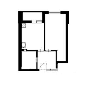 1-к квартира, на длительный срок, 40м2, 18/25 этаж