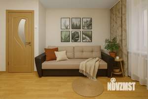 1-к квартира, посуточно, 41м2, 1/1 этаж