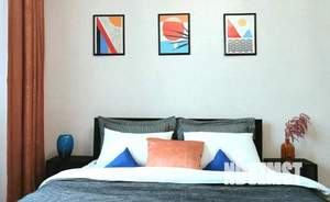 1-к квартира, посуточно, 43м2, 1/1 этаж