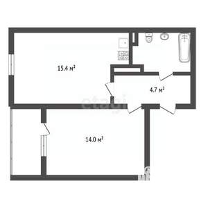 1-к квартира, на длительный срок, 39м2, 10/18 этаж