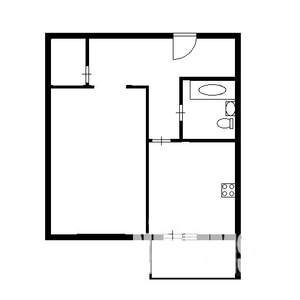 1-к квартира, на длительный срок, 48м2, 7/18 этаж