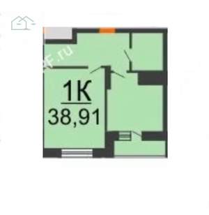 1-к квартира, на длительный срок, 39м2, 11/17 этаж