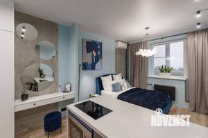 Студия квартира, посуточно, 28м2, 10/19 этаж