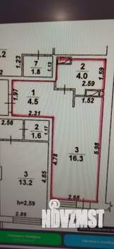 Студия квартира, на длительный срок, 27м2, 19/19 этаж