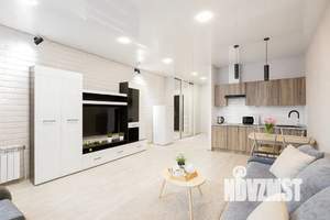 Студия квартира, посуточно, 41м2, 6/9 этаж