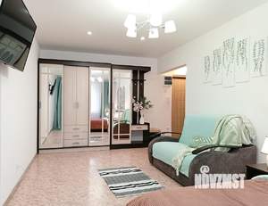 1-к квартира, посуточно, 40м2, 1/1 этаж