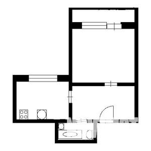 1-к квартира, на длительный срок, 40м2, 15/17 этаж