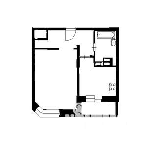 1-к квартира, на длительный срок, 40м2, 6/14 этаж