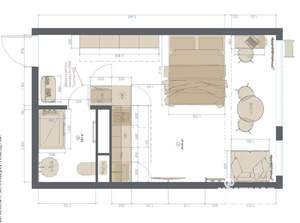 Студия квартира, посуточно, 31м2, 19/23 этаж
